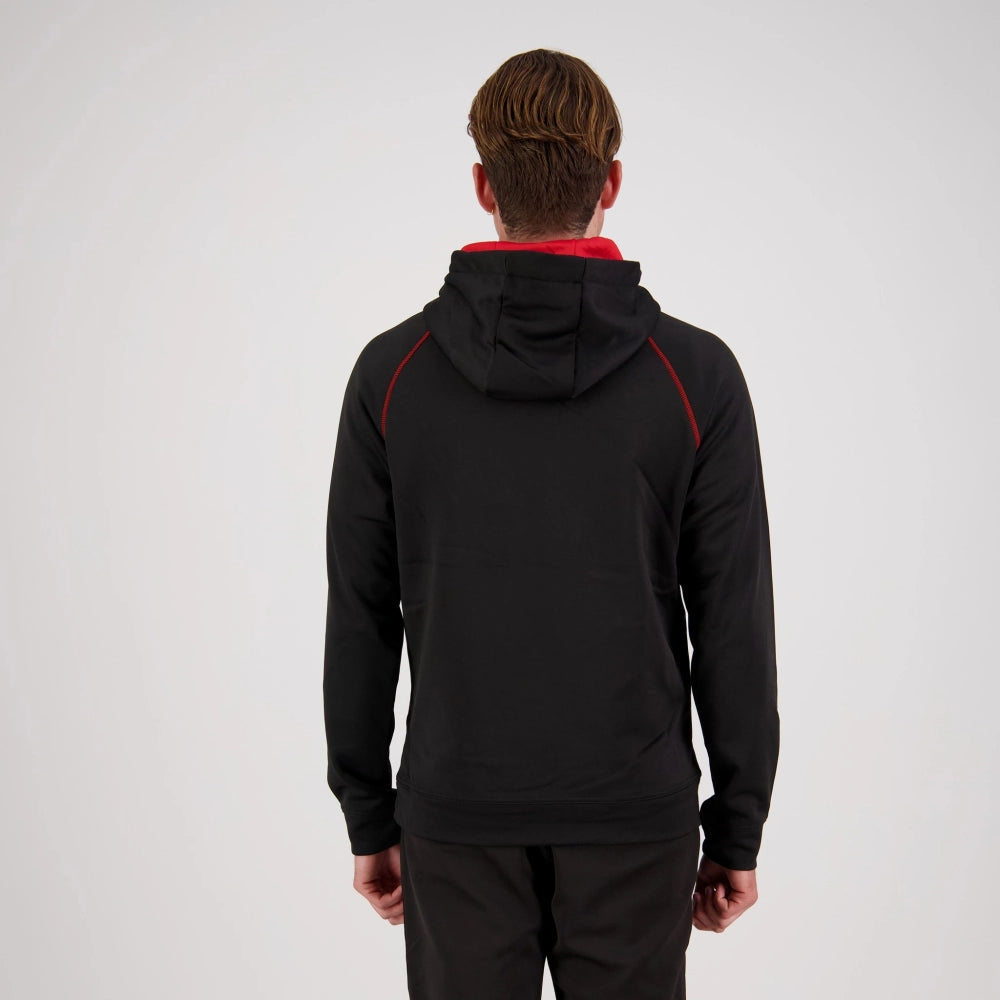 Performance Pullover Hoodie - Black/Red