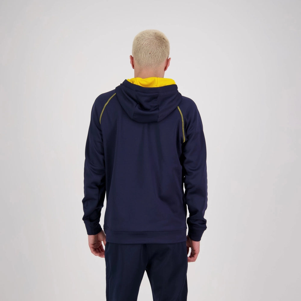 Performance Pullover Hoodie - Navy/Gold