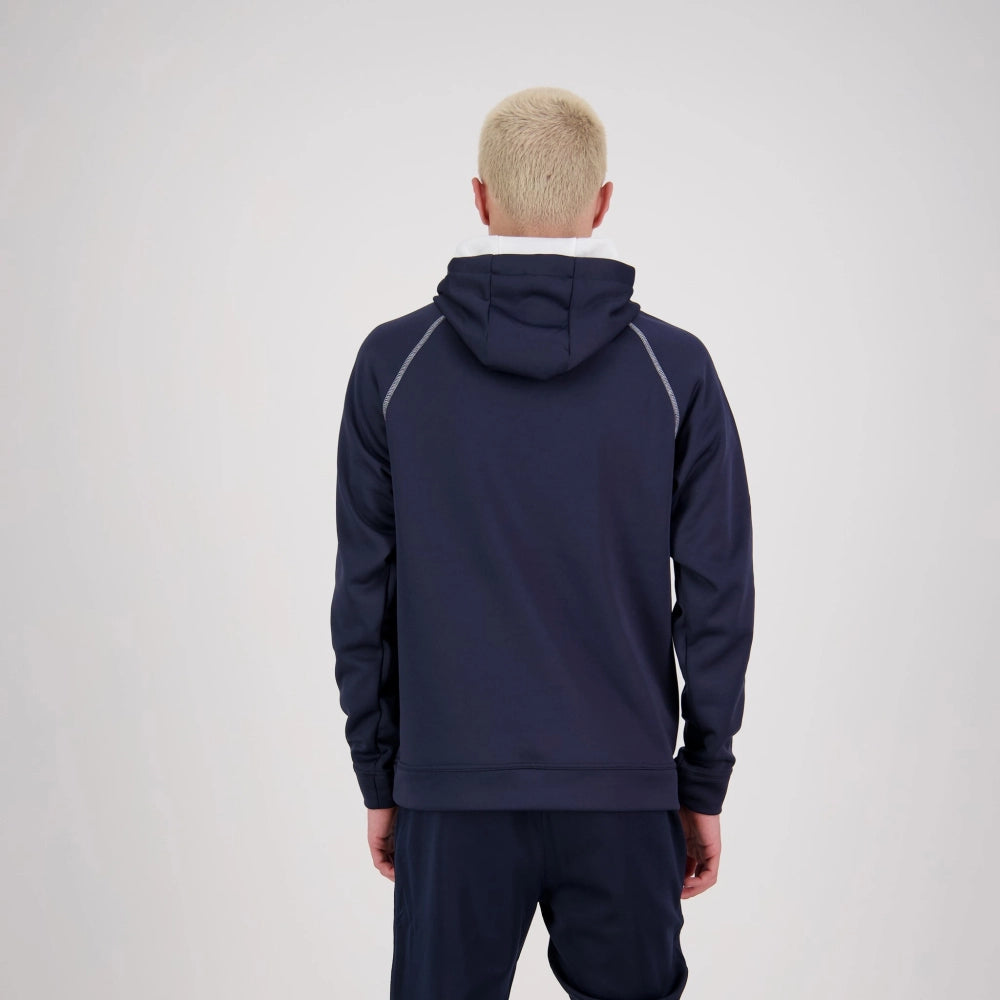 Performance Pullover Hoodie - Navy/White