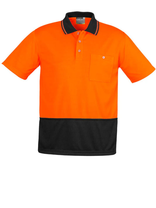 Unisex Hi Vis Basic Short Sleeve Polo