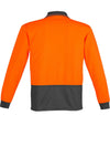 Mens Hi Vis Comfort Back Long Sleeve Polo
