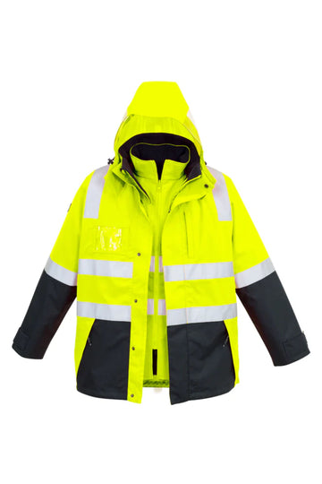 Hi-Vis 4 in 1 Waterproof Jacket