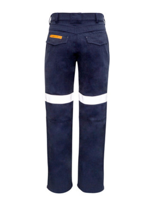 Mens Flame Traditional Style Taped Work Pant