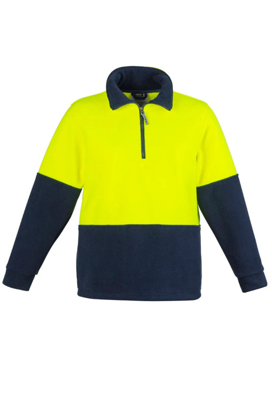 Hi Vis Half Zip Polar Fleece Jumper