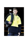 Hi Vis Half Zip Polar Fleece Jumper