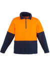 Hi Vis Half Zip Polar Fleece Jumper
