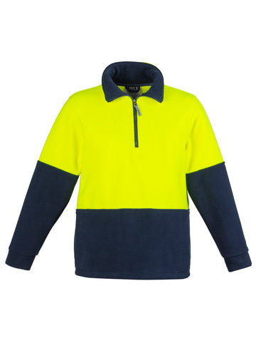 Hi Vis Half Zip Polar Fleece Jumper