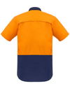 Mens Rugged Cooling Hi Vis Spliced S/S Shirt
