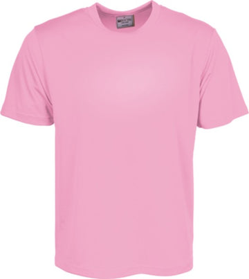 Unisex Plain Breezeway Micromesh Tee - Pink