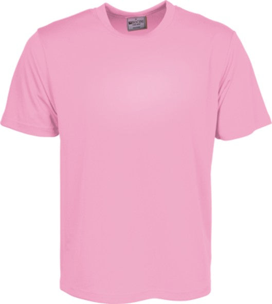 Unisex Plain Breezeway Micromesh Tee - Pink