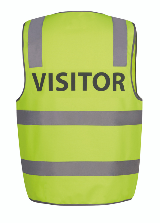 HI VIS D+N SAFETY VEST VISITOR