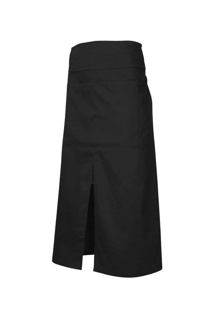 Long Half Apron P/C - Black