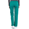 Mid Rise Straight Leg Drawstring Pant - Hunter Green