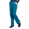 Mid Rise Straight Leg Drawstring Pant - Caribbean Blue