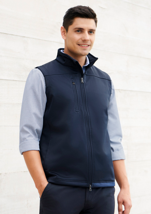 Mens Plain Soft Shell Vest