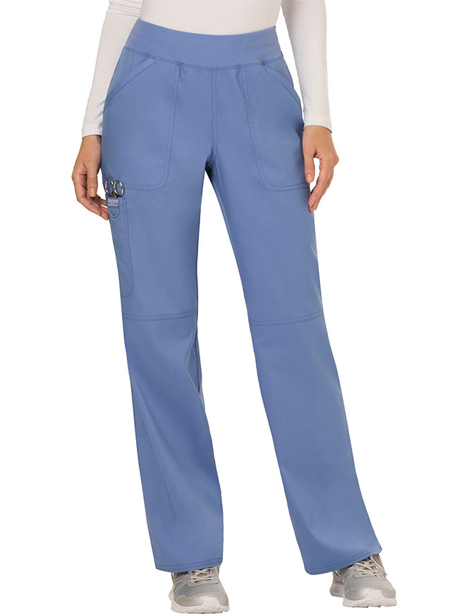 Women's Cherokee WW Revolution Straight Leg Pant - Petite