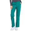 Mid Rise Straight Leg Drawstring Pant - Hunter Green