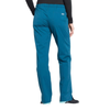 Mid Rise Straight Leg Drawstring Pant - Caribbean Blue