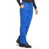 Mid Rise Straight Leg Drawstring Pant - Galaxy Blue