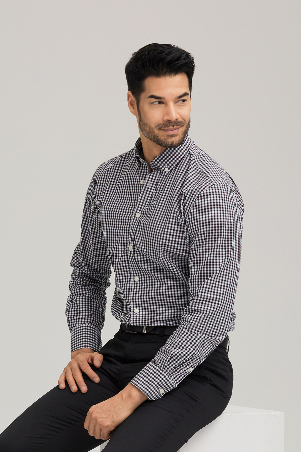 Men's City Check LS Shirt