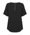 Short Sleeve Soft Taylor Top - Black