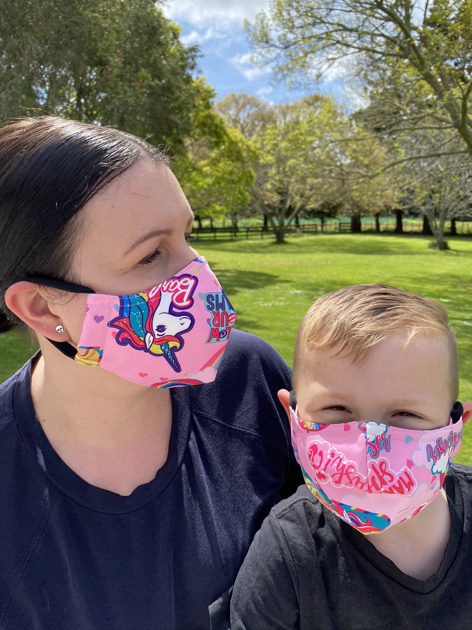 Kids Print Reusable Face Mask