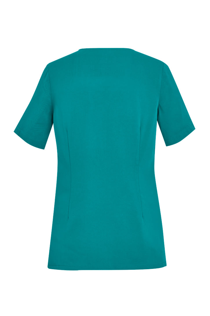 Womens Avery Tailored Fit Round Neck Scrub Top