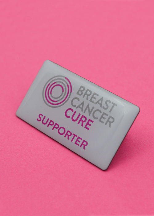 Breast Cancer Cure Supporter Badge