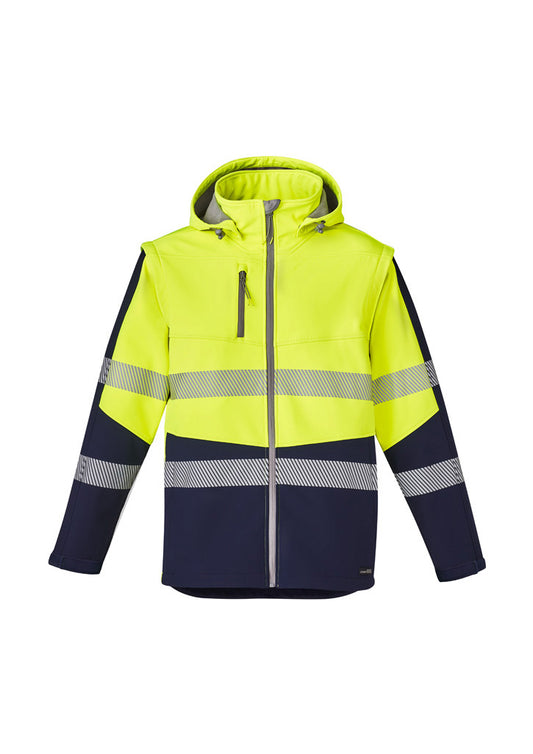 Unisex 2 in 1 Stretch Softshell Taped Jacket